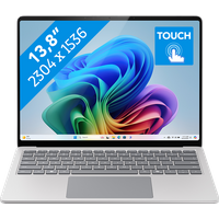 Koop Microsoft Surface Laptop Copilot+ PC 13.8 Snapdragon X Elite / 16GB / 512GB Platinum Azerty - 196388279708