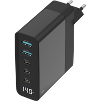 Koop Sitecom 140W Power Delivery Wall Charger with LED display - 8716502032013